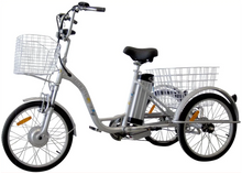 Load image into Gallery viewer, 20″ Electric Trike Bike Silver