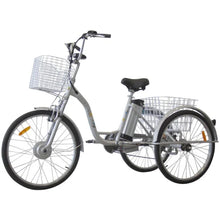 Load image into Gallery viewer, 26″ Electric Trike Bike Silver including FREE ASSEMBLY