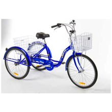 Load image into Gallery viewer, 24″ Aluminium Trike Bike Silver