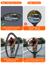 Load image into Gallery viewer, Bike Mirrors Clear Wide Range