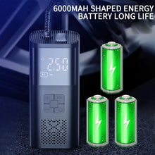 Load image into Gallery viewer, Air Compressor Air Pump 12V 60W Digital Wireless Portable Tire Inflator Pump