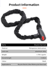Load image into Gallery viewer, Bicycle Lock Anti-Theft Key Lock