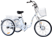 Load image into Gallery viewer, 24″ Electric Trike Bike Silver