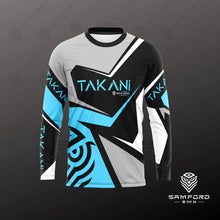 Load image into Gallery viewer, TAKANI Youth MX Jersey- blue, black, white, grey
