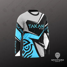 Load image into Gallery viewer, TAKANI Youth MX Jersey- blue, black, white, grey
