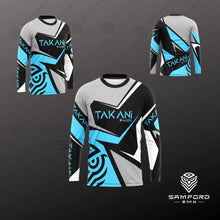 Load image into Gallery viewer, TAKANI Youth MX Jersey- blue, black, white, grey
