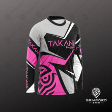 Load image into Gallery viewer, TAKANI Youth MX Jersey- pink, black, white, grey
