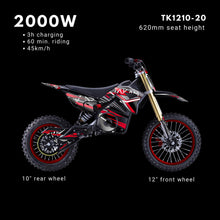 Load image into Gallery viewer, 2000W Kids Electric Dirt Bike TK1210-20 (seat height 620mm)

