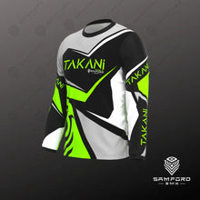 Load image into Gallery viewer, TAKANI Youth MX Jersey- lime, black, white,grey
