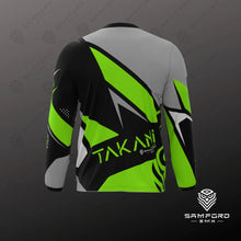 Load image into Gallery viewer, TAKANI Youth MX Jersey- lime, black, white,grey
