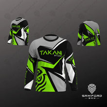 Load image into Gallery viewer, TAKANI Youth MX Jersey- lime, black, white,grey

