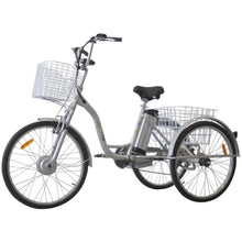 Load image into Gallery viewer, 26″ Electric Trike Bike Silver including FREE DELIVERY
