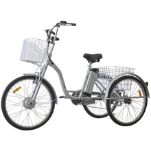 Load image into Gallery viewer, 26″ Electric Trike Bike Silver including FREE ASSEMBLY
