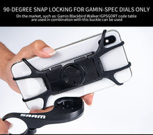 Load image into Gallery viewer, Silicone Bracket Anti-Slip Shock Absorbing Bike Motorcycle Bicycle Phone Holder
