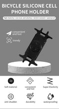 Load image into Gallery viewer, Silicone Bracket Anti-Slip Shock Absorbing Bike Motorcycle Bicycle Phone Holder
