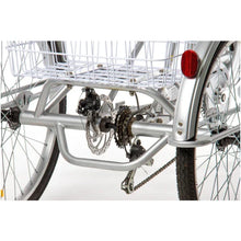 Load image into Gallery viewer, 26″ Aluminium Trike Bike Silver including FREE ASSEMBLY

