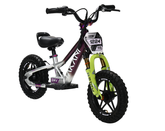 Takani Electric Balance Bike 12'' - TK1224-RS Plum Silver