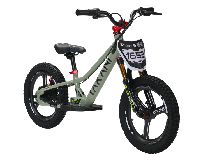 350W TAKANI Electric Balance Bike 16'' - TK1652-RS Flat Grey