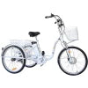 Load image into Gallery viewer, 24″ Electric Trike Bike Silver including FREE DELIVERY
