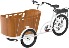 Load image into Gallery viewer, Cargo Trike Bike – White Electric
