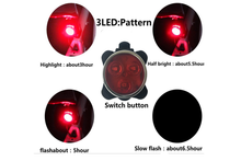 Load image into Gallery viewer, Rechargeable Bike Light Set, Super Bright LED Bicycle Lights Front and Rear, 4 Light Mode Options, 650mah Lithium Battery, Bike Headlight, Waterproof
